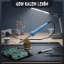 60W Kalem Lehim Makinesi - Elektrikli - Mavi Renk
