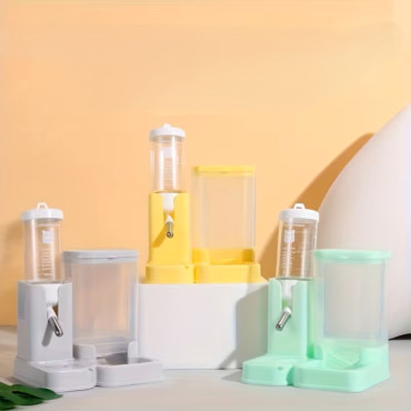 Hamster Mama ve Su Kabı - 2'si 1 Arada - 80 ml Su Haznesi 