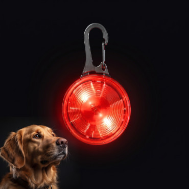 Evcil Hayvan Işıklı LED Tasma Aparatı - Suya Dayanıklı - Uzun Pil Ömrü 