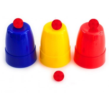 Renkli Kupalar ve Toplar Sihirbazlık Seti - Başlangıç Seviyesi Sihir Malzemesi