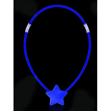 Glow Yıldız Kolye - Glow Kolye - Glow Partisi Yıldız Kolye 6 Adet