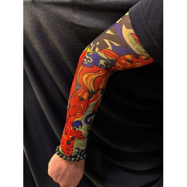 Çorap Dövme Giyilebilir Kol Bacak Dövmesi Likralı 2 Adet Model 4