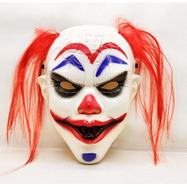 Kızıl Saçlı Joker Palyaço Maskesi