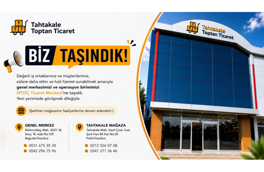 taşındık