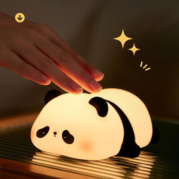 Panda Tasarımlı Renk Değiştirebilen Dokunmatik Gece Lambası  - 2