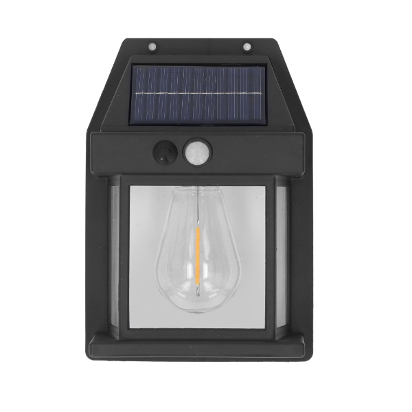 Solar Rustik Ampullü Duvar Lambası - Gün Işığı - 5
