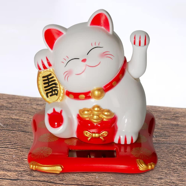 Güneş Enerjili Şans Kedisi  - 3