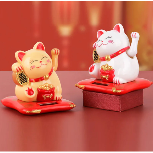 Güneş Enerjili Şans Kedisi 