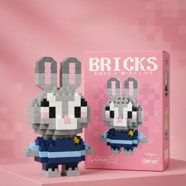Zootropolis Judy Hopps Mini Tavşan Lego Figürü 