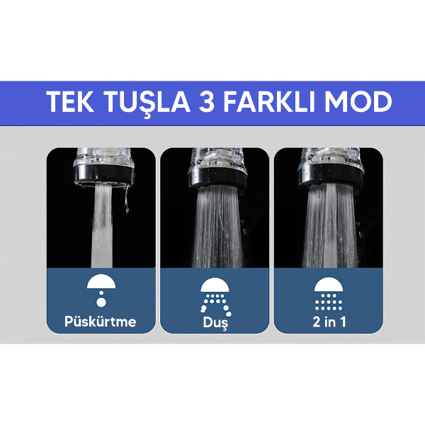 Çok Fonksiyonlu Musluk Başlığı  - 4