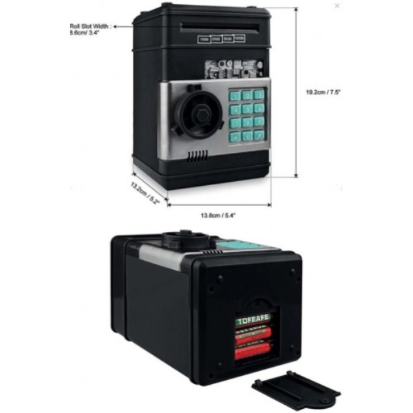 Elektronik Şifreli Kasa Otomatik ATM Kumbara - 5