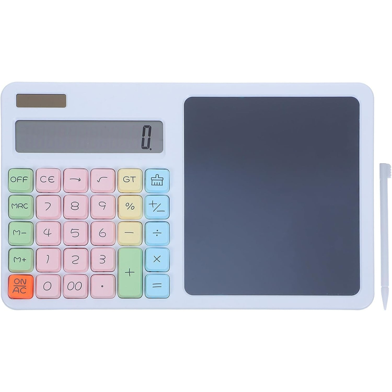 12 Haneli Hesap Makinesi - LCD Yazı Tahtalı - Dijital Kalemli - 4