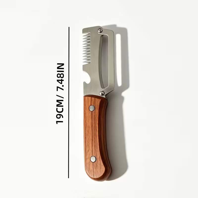 Çok Amaçlı Bıçak - Soyacak - Jülyen Doğrama - Açacak Fonksiyonlu - 5