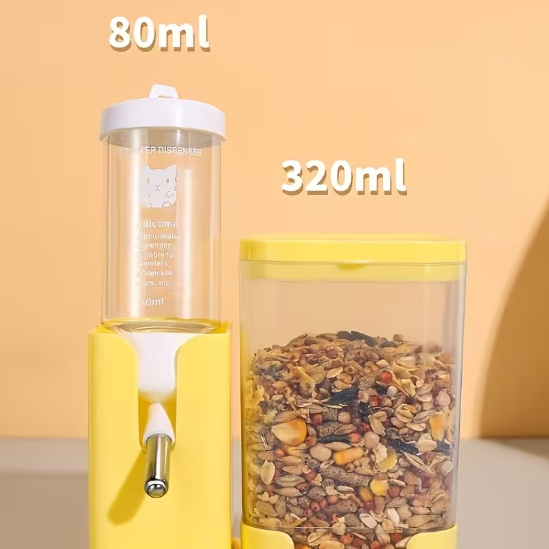 Hamster Mama ve Su Kabı - 2'si 1 Arada - 80 ml Su Haznesi  - 4