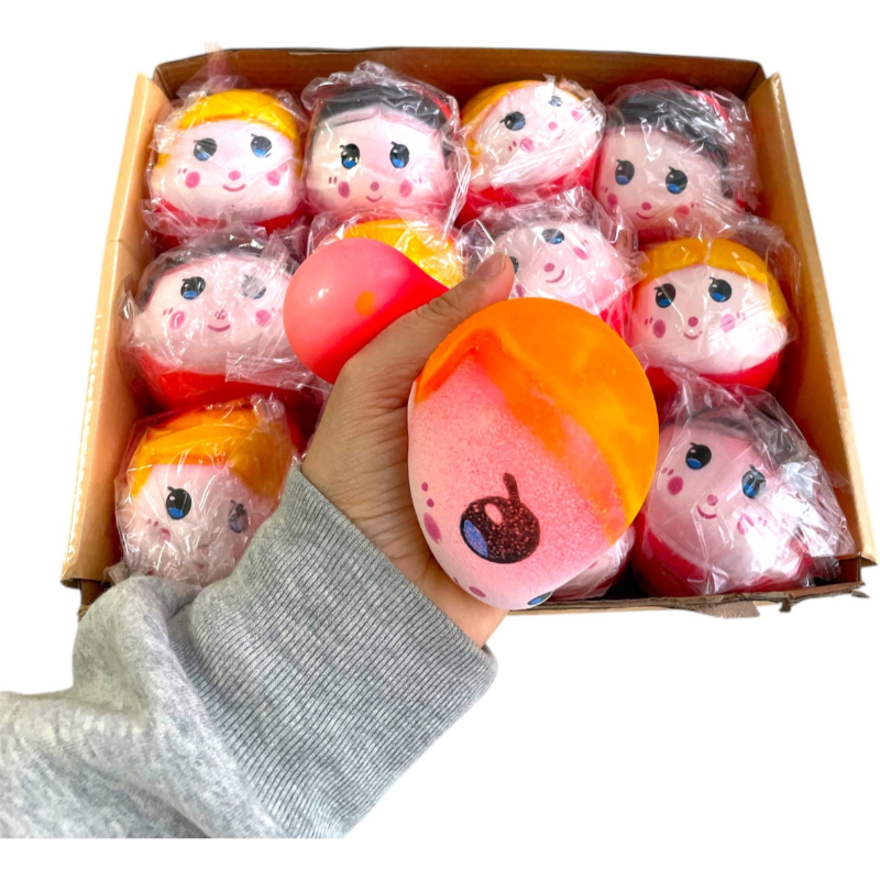 Kırmızı Başlıklı Kız Tasarımlı Squishy - 12'li Paket - Karışık Model - Yumuşak Oyuncak - görsel 3