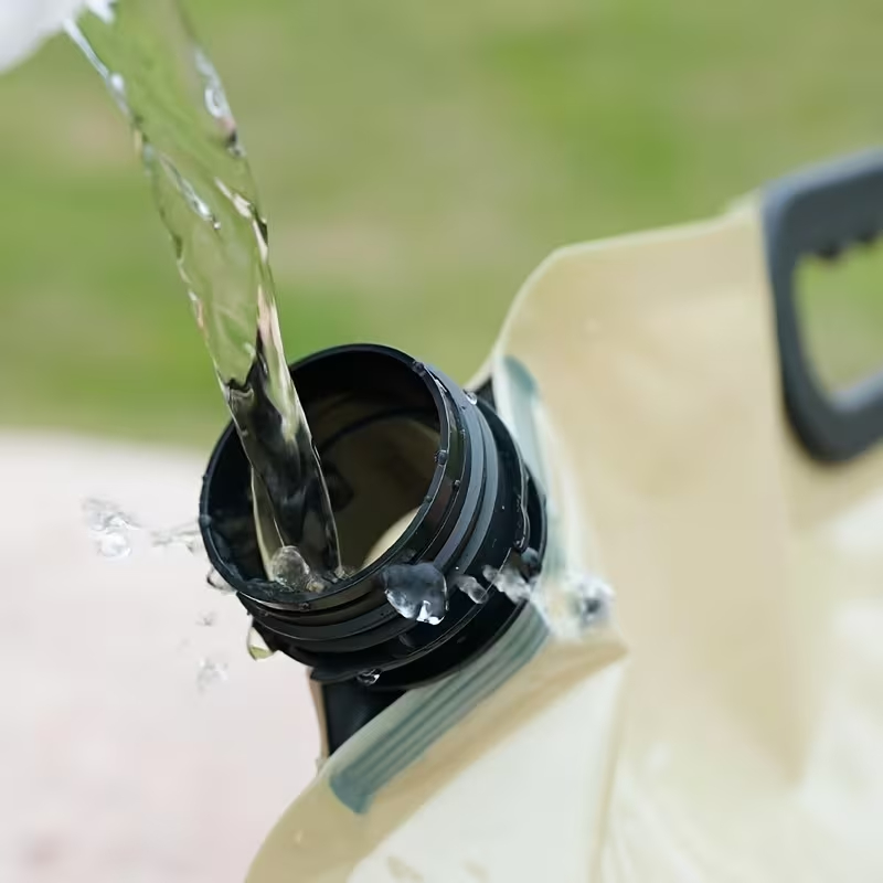 8 Litre Katlanabilir Musluklu Su Kabı - Kamp ve Doğa - Taşıma Kulplu - 5