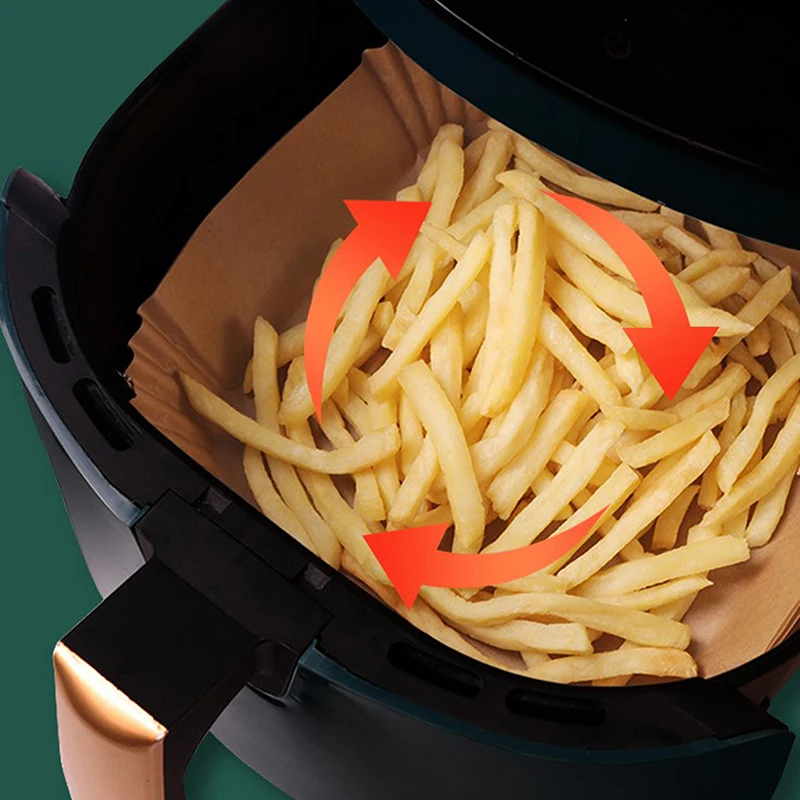 Büyük Boy Air Fryer Fritöz Pişirme Kağıdı 50 Adet - 2