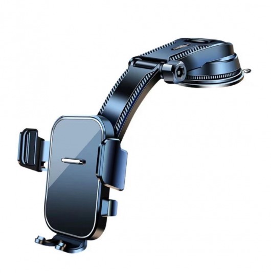 Torpido Üstü Vakumlu Araç Telefon Tutucu Ayarlanabilir Uzun Kollu 