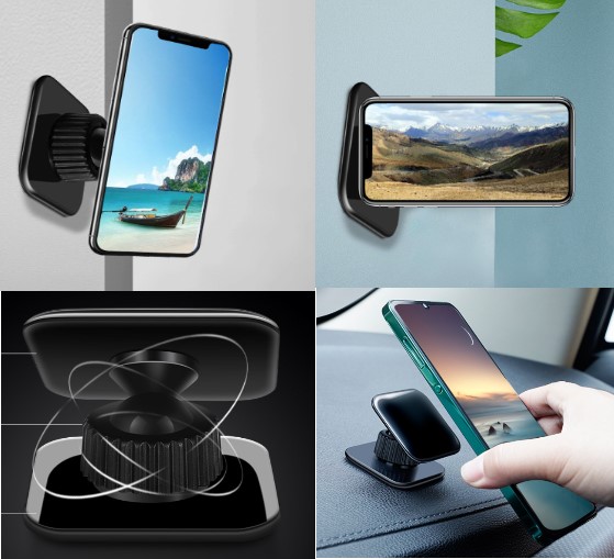 Jel Yapışkanlı Araba Telefon Tutucu  - 4