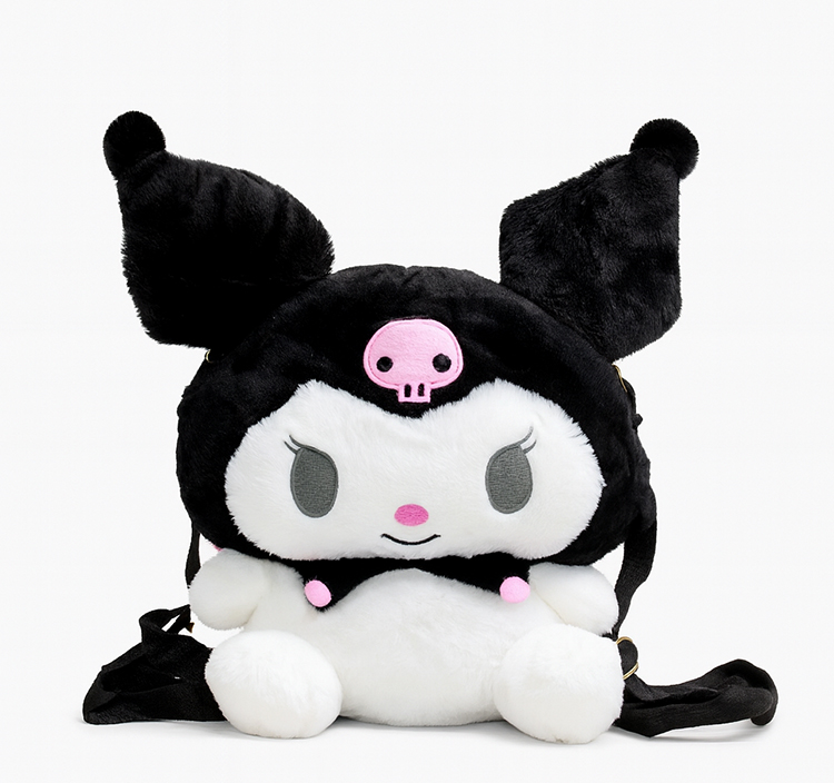 Sevimli Peluş Kuromi Sırt Çantası 