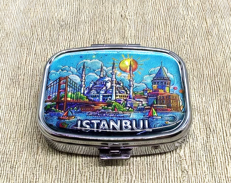 İstanbul Temalı İlaç Kutusu - Model 9