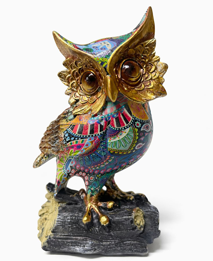 Özel Tasarım Polyester Baykuş Model 2 