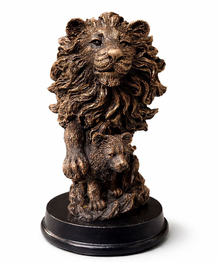 Polyester Aslan Büstü 