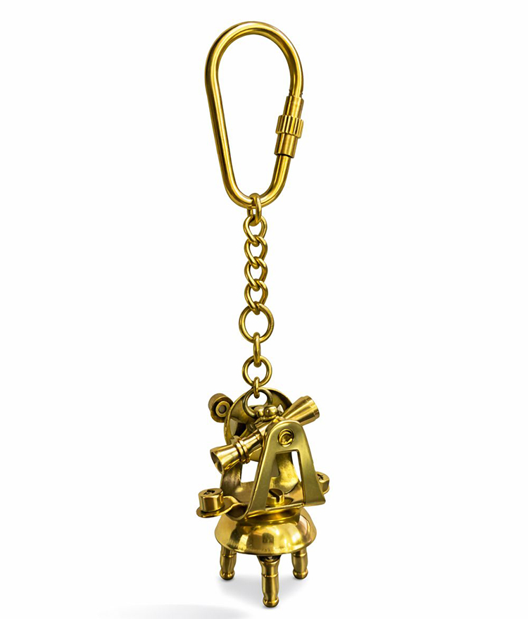 Pirinç Teodolit Anahtarlık 