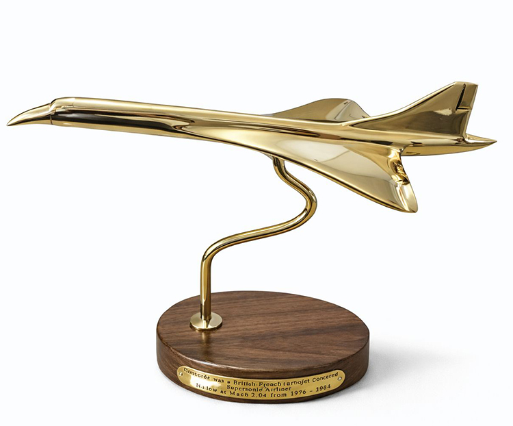 Concorde Pirinç Uçak 