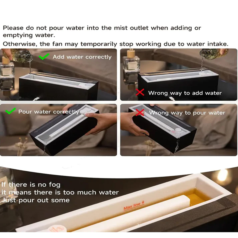 Şömine Görünümlü Alev Efektli Hava Nemlendirici - 4