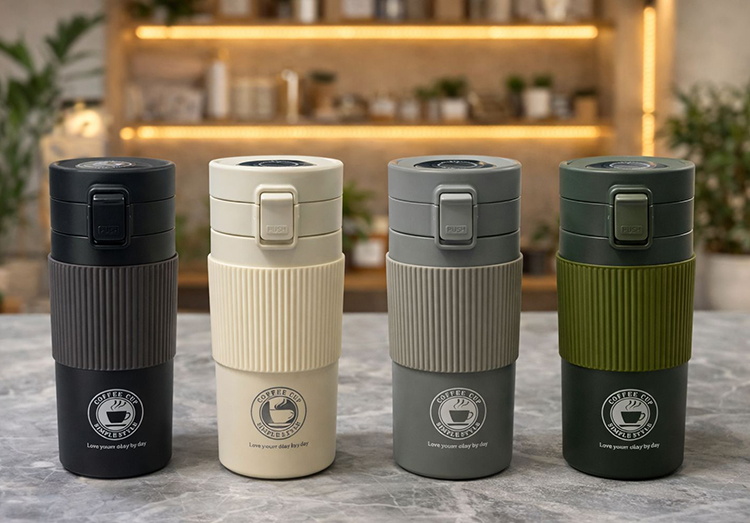 500 ml Paslanmaz Çelik Dereceli Termos Mug Bardak