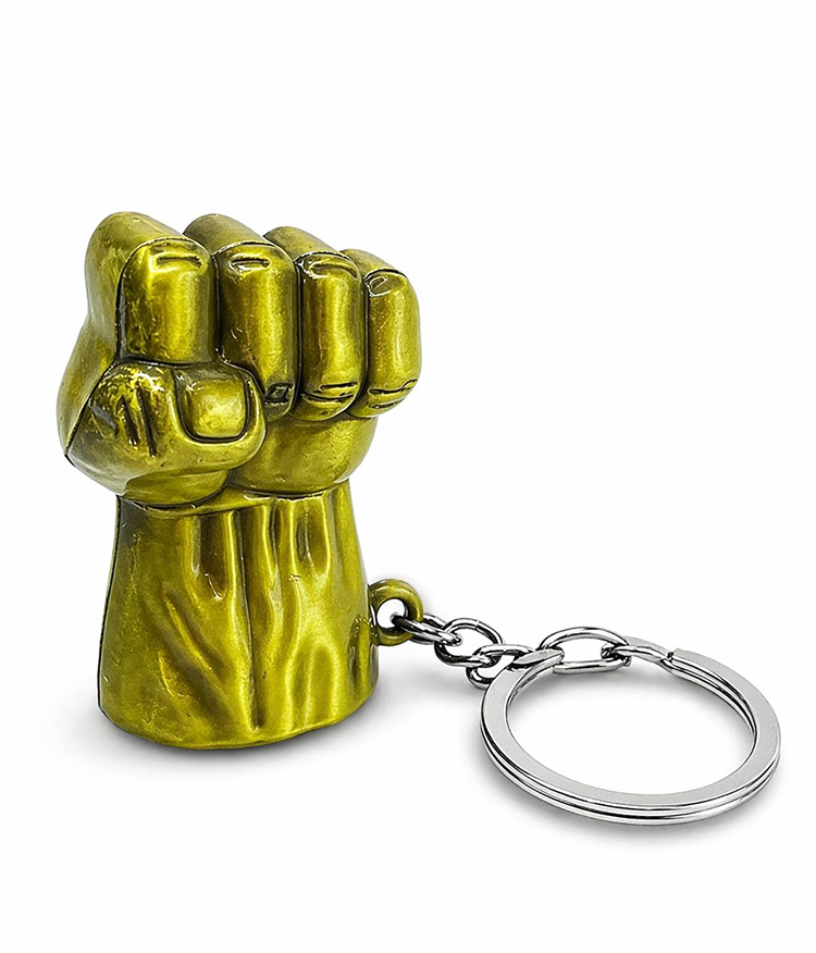 Marvel Avengers Hulk Yumruğu Metal Anahtarlık 