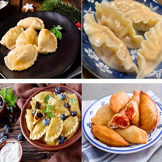Pratik Hamur Kapatma Aparatı – Çiğ Börek, Mantı ve Poğaça Kalıbı  - 4