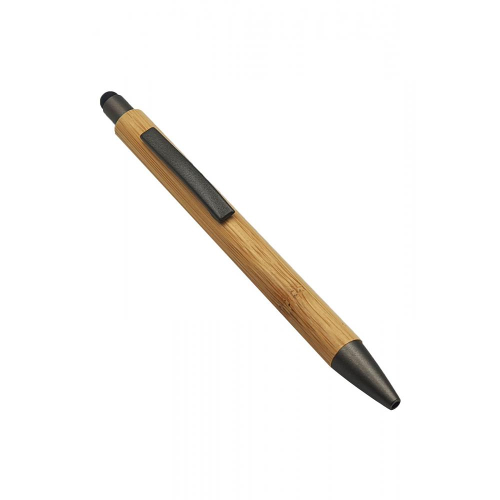 Touchpen Tükenmez Kalem - Dokunmatik Ekran Uyumlu - Bambu - 2