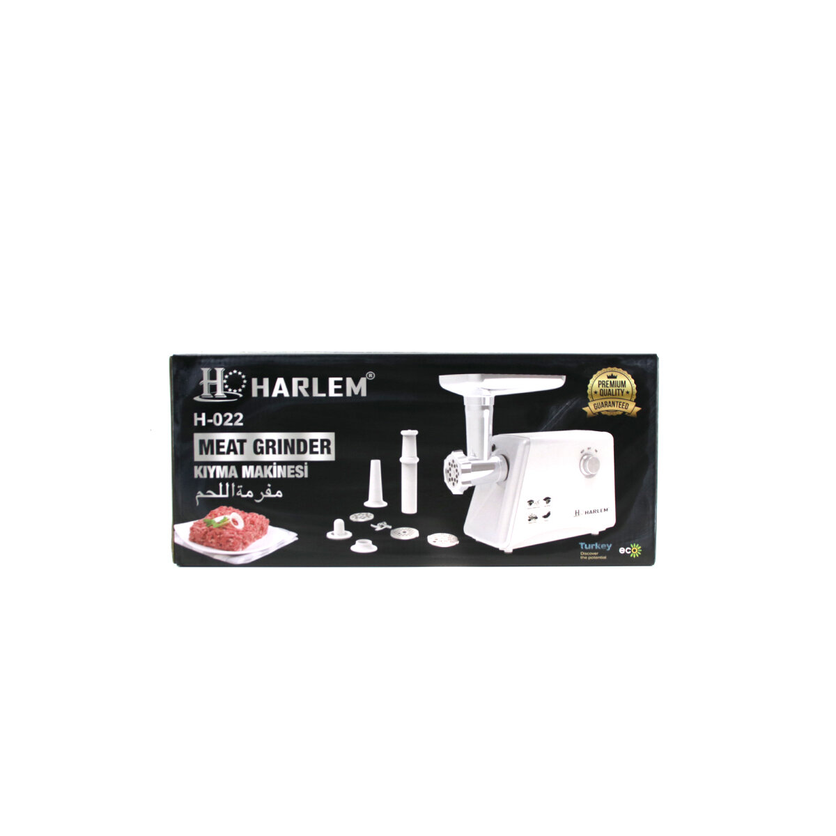Elektrikli Kıyma Makinesi - Beyaz Renk - Sucuk Doldurma Başlığı - İçli Köfte Başlığı - 3