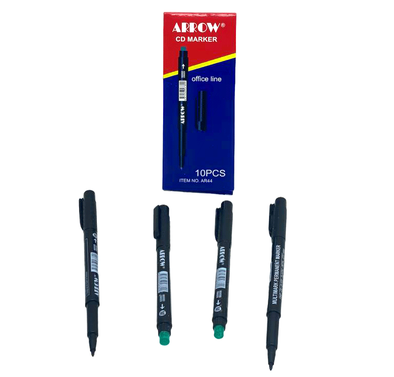 Siyah CD Kalemi - Marker - Asetat Kalemi 