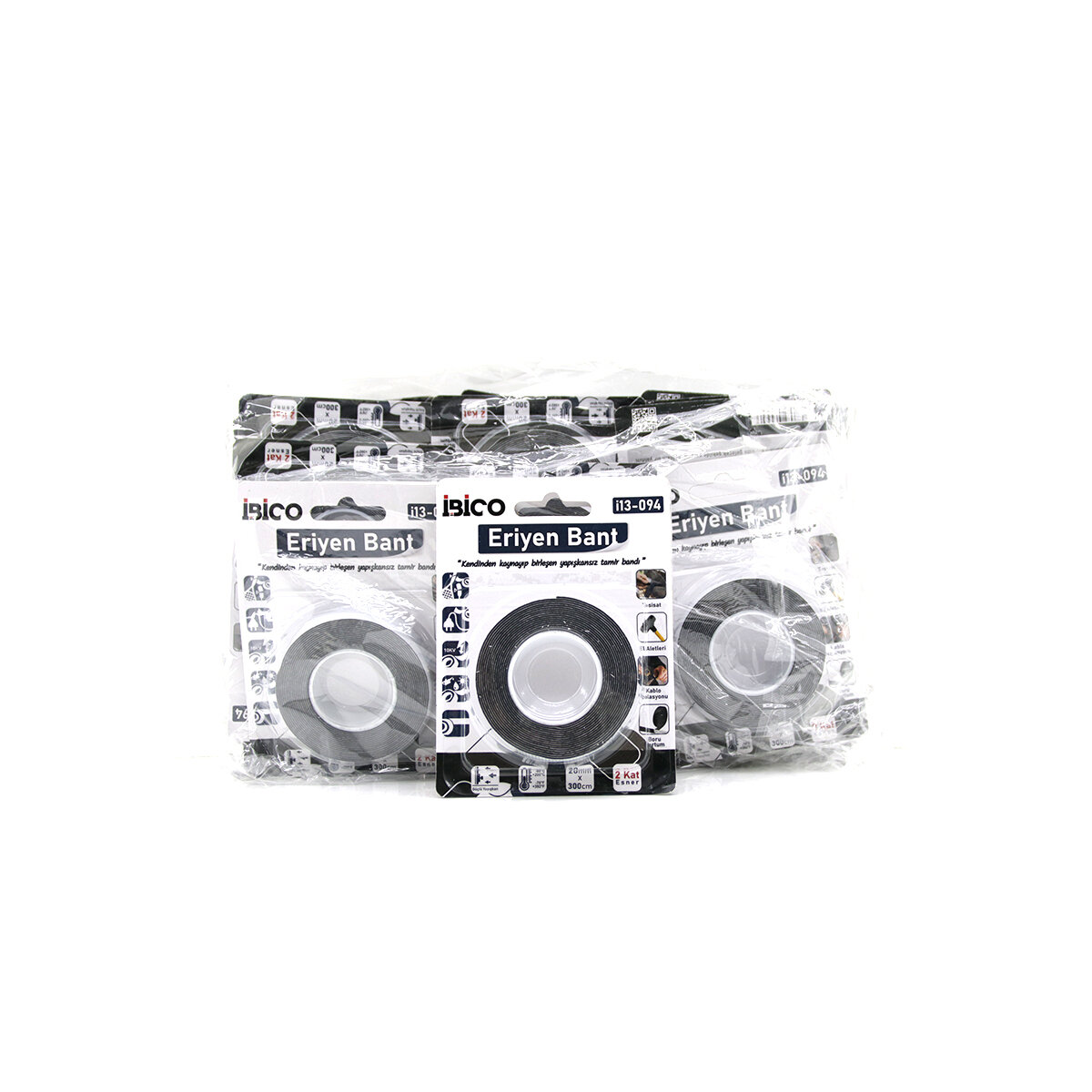 20 mm x 3 mt Eriyen Bant - Esnek - Çift Taraflı - Kendinden Kaynayan - 3