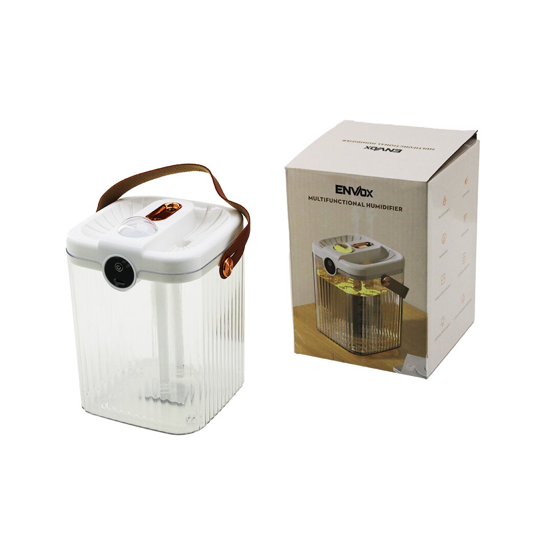 2 Litre Hava Nemlendirici - USB Şarjlı - Işıklı - Buhar Makinesi - Koku Giderici 