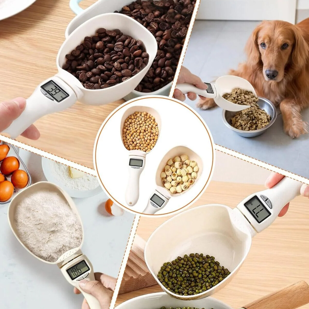 Dijital Ölçü Kaşığı - Terazili - 800 gr Ölçme Kapasitesi  - 3