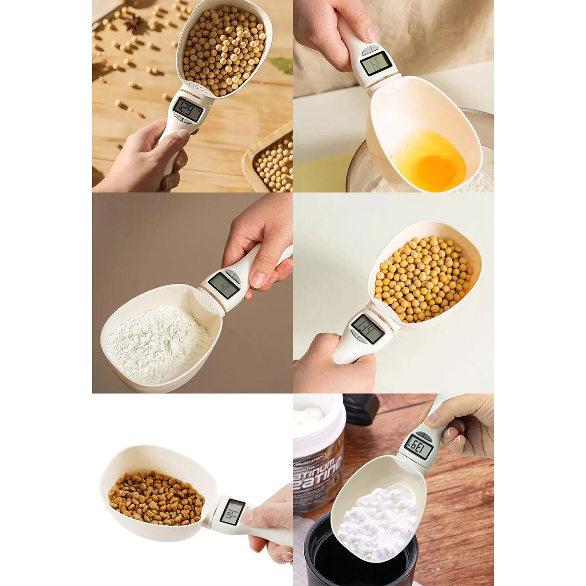 Dijital Ölçü Kaşığı - Terazili - 800 gr Ölçme Kapasitesi  - 4