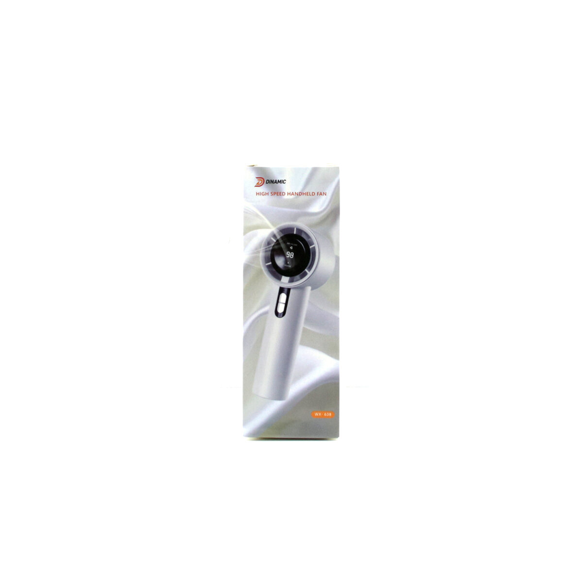 Mini El Fanı - Ayarlanabilir Hız - Dijital Gösterge - 5W - Karışık Renk  - 3