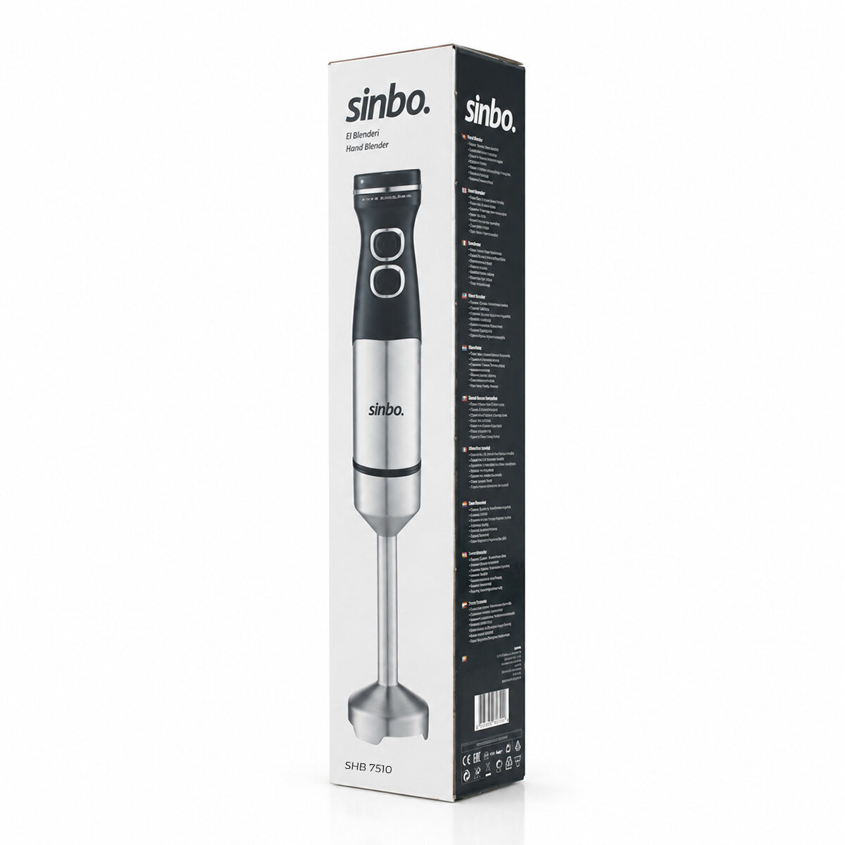 Sinbo Çubuk El Blender Seti - Çelik Uçlu - Güçlü Performans  - 2