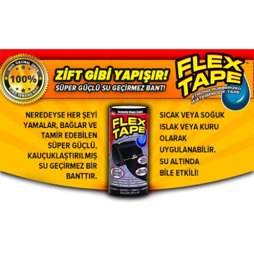 Suya Dayanıklı Bant Flex Tape - 2