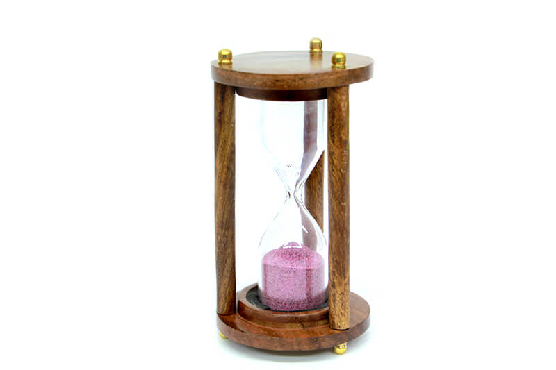 İki Dakikalık Ahşap Kum Saati