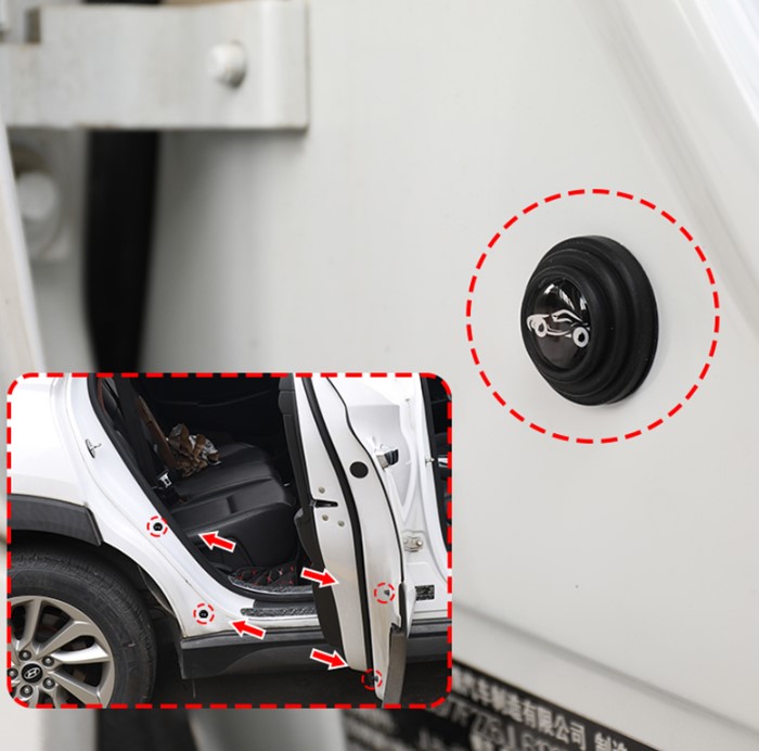 Araba Kapısı Darbe Emici Pad Seti - 2