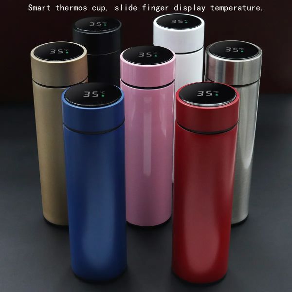 Sıcaklık Göstergeli Dijital Termos 500 ml - 3