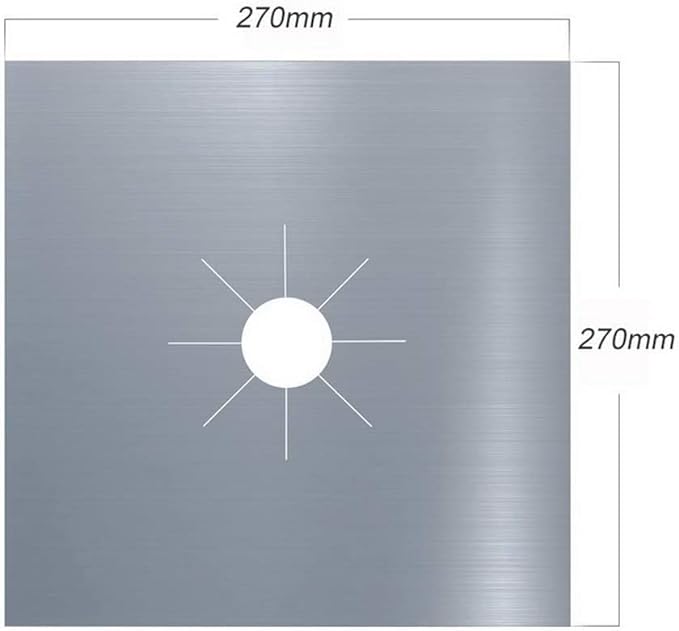 Ocak Koruyucu Alüminyum Ped Seti 5 Adet - 3