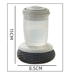 Deterjan Hazneli Telli Bulaşık Fırçası  - 5