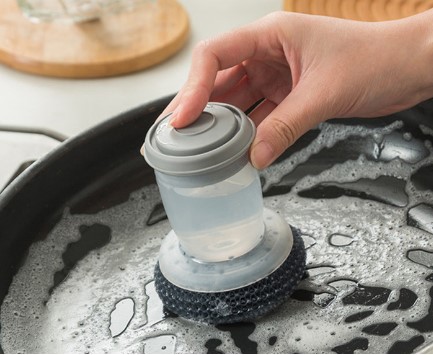 Deterjan Hazneli Telli Bulaşık Fırçası