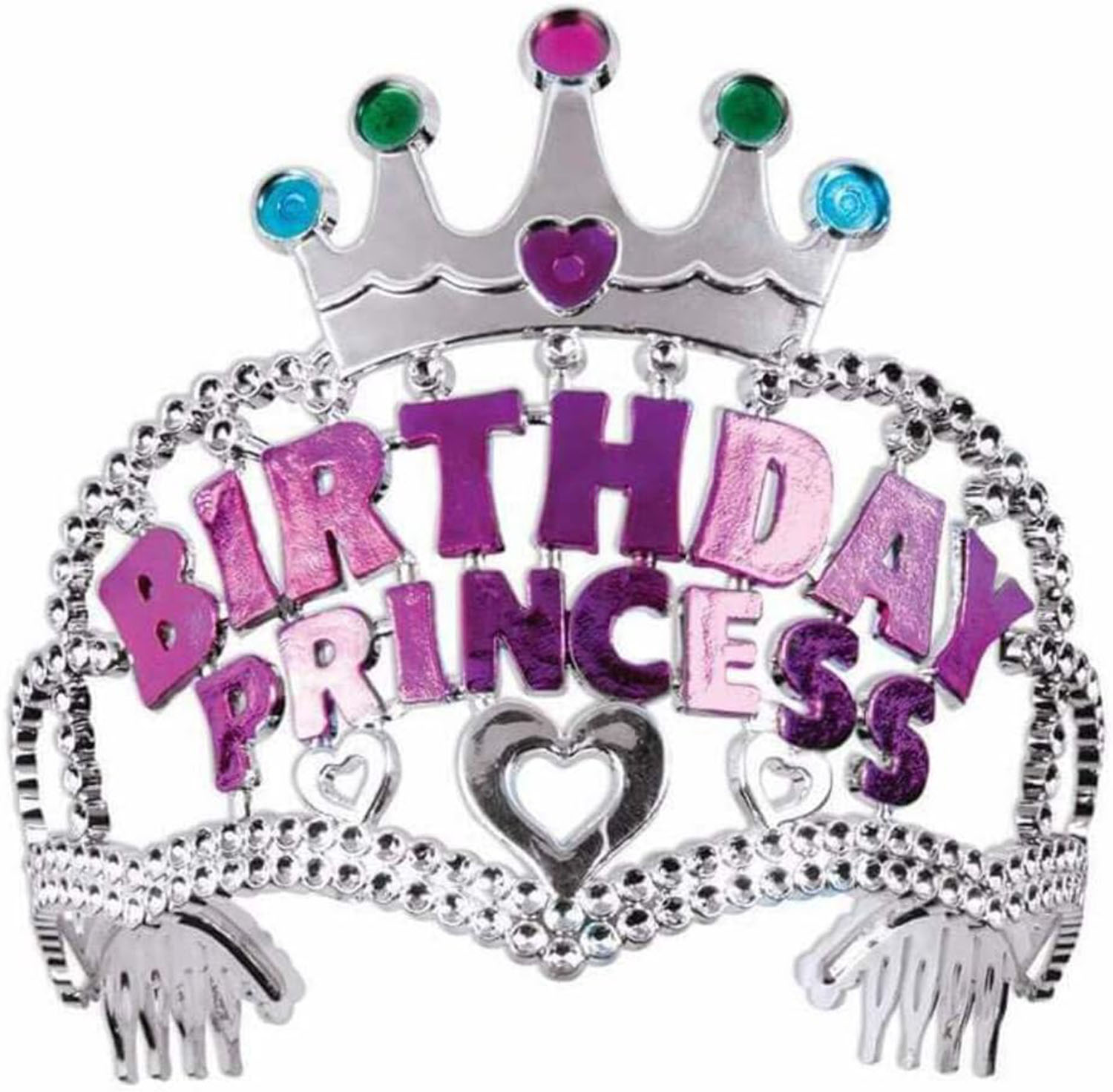 Birthday Princess Yazılı Çocuk Parti Tacı - 2